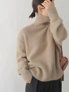 Amaya™ – Elegant Soft Turtleneck Sweater