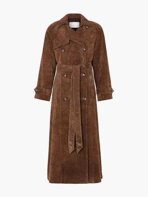 Aurora™ - Suede Trench Coat