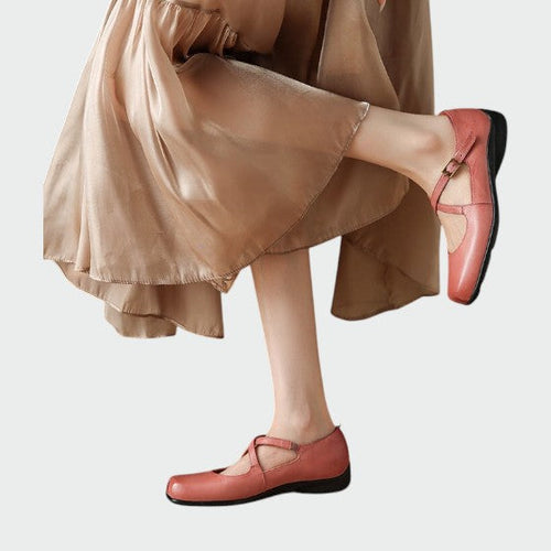 Ivy – Cross-Strap Mary Janes