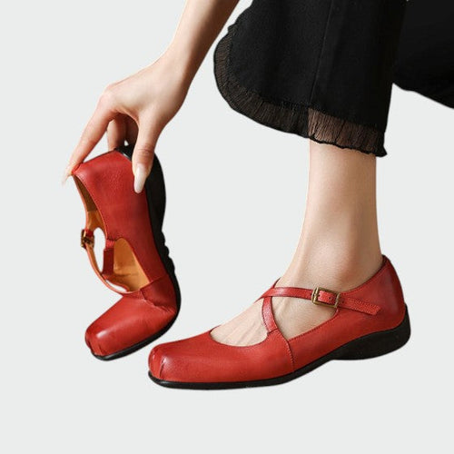 Ivy – Cross-Strap Mary Janes