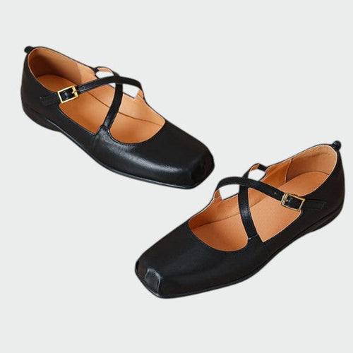 Ivy – Cross-Strap Mary Janes