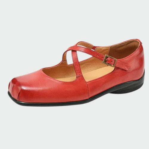 Ivy – Cross-Strap Mary Janes